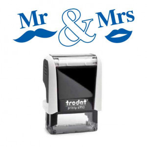 Timbro "Mr & Mrs"