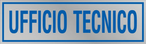 Etichetta adesiva "Ufficio tecnico"