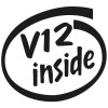 Adesivo "V12 Inside"