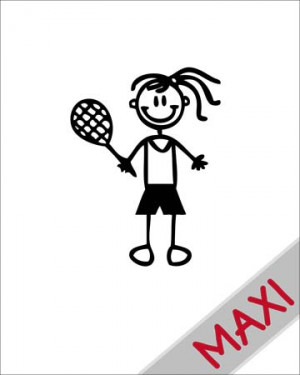 Bambina tennis
