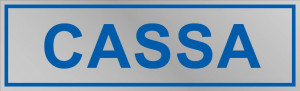 Etichetta adesiva "Cassa"