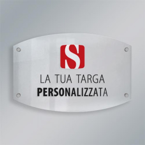Targa Plexiglass Linea Contemporanea