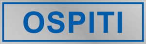 Etichetta adesiva "Ospiti"