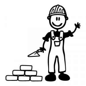 Papà muratore
