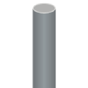 Palo tubolare zincato antirotazione diam. 60 mm