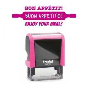 Timbro "Buon appetito!"