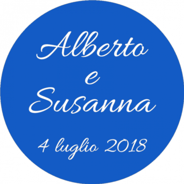 Adesivi "Alberto e Susanna"