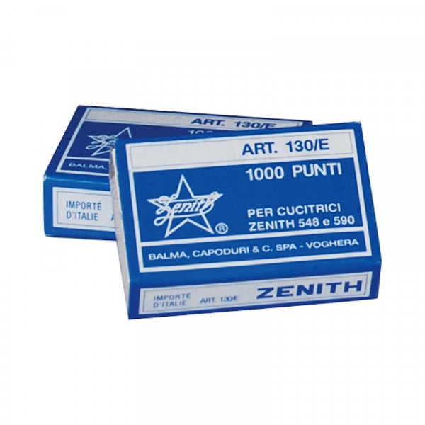 Scatola 1000 punti Art. 130/E Zenith (6/4) - Articoli ufficio