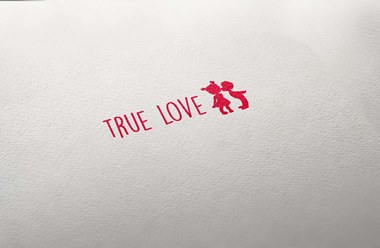 Timbro cuore TRUE LOVE